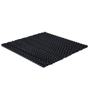 ΠΛΑΣΤΙΚΟ ΔΑΠΕΔΟ ZIGZAG ΜΑΤ 8mm BLACK 1.20Μ NewPlan