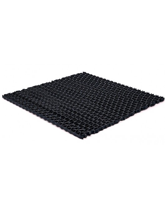 ΠΛΑΣΤΙΚΟ ΔΑΠΕΔΟ ZIGZAG ΜΑΤ 8mm BLACK 1.20Μ NewPlan