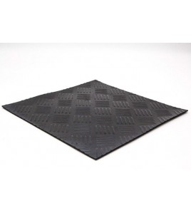 ΔΑΠΕΔΟ ΚΑΟΥΤΣΟΥΚ 9005 3mm CHECKER ΛΑΜΑΡΙΝΑ 1.2Μ NewPlan