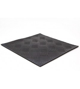 ΔΑΠΕΔΟ ΚΑΟΥΤΣΟΥΚ 9005 3mm CHECKER ΛΑΜΑΡΙΝΑ 1.5Μ NewPlan
