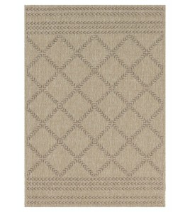 ΧΑΛΙ ETHNIK 2012C BROWN/CARAMEL BEIGE - 133X190 NewPlan