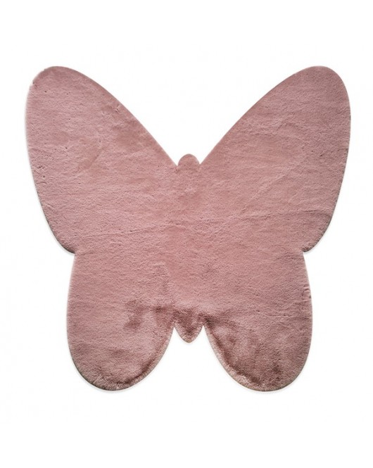 ΧΑΛΙ PUFFY JM7 DARK PINK BUTTERFLY ANTISLIP - 160X160Β NewPlan