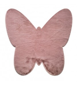 ΧΑΛΙ PUFFY JM7 DARK PINK BUTTERFLY ANTISLIP - 120X120B NewPlan