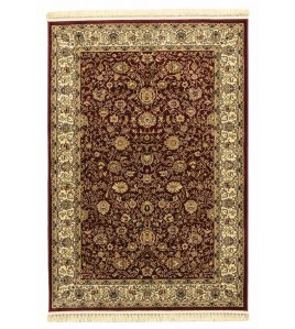 ΧΑΛΙ KLASSIK 1533A (1536 CHERRY-CHERRY) ΜΕ ΚΡΟΣΣΙ - 133X190 NewPlan