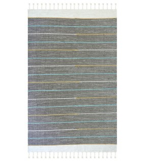 ΧΑΛΙ RIBELLA ΧΕΙΡΟΠΟΙΗΤΟ 100 D.GREY - 200X285 NewPlan