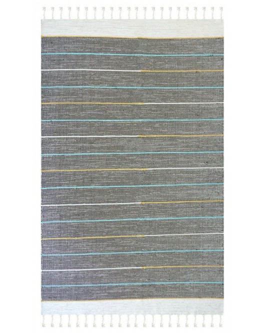 ΧΑΛΙ RIBELLA ΧΕΙΡΟΠΟΙΗΤΟ 100 D.GREY - 200X285 NewPlan