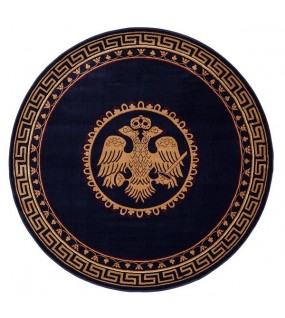 ΧΑΛΙ ΕΚΚΛΗΣΙΑΣΤΙΚΟ ATHOS 2128 BLUE ΡΟΤΟΝΤΑ - 200X200 NewPlan