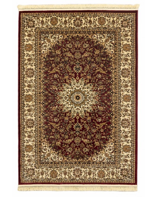 ΧΑΛΙ PERSIA 1019 BURGUNDY ΜΕ ΚΡΟΣΣΙ - 160X230 NewPlan