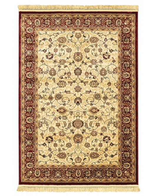 ΧΑΛΙ PERSIA 1536 BURGUNDY ΜΕ ΚΡΟΣΣΙ - 133X190 NewPlan