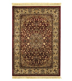 ΧΑΛΙ PERSIA 5649 BURGUNDY ΜΕ ΚΡΟΣΣΙ - SET067(2x140,1x200) NewPlan