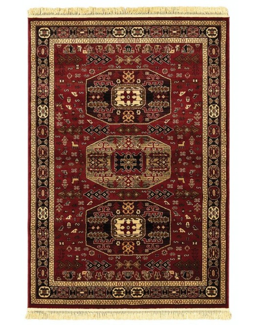 ΧΑΛΙ PERSIA 6057 BURGUNDY ΜΕ ΚΡΟΣΣΙ - 080X150 NewPlan