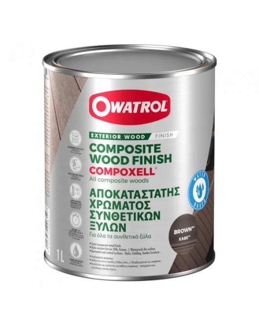 ΑΠΟΚΑΤΑΣΤΑΤΗΣ OWATROL COMPOXELL BROWN - 2,5L NewPlan