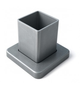 ΒΑΣΗ ΕΝΙΣΧΥΜΕΝΗ ΑΝΟΔ.ΑΛΟΥΜΙΝΙΟΥ ΜΕ ΡΟΖΕΤΑ 40Χ40 NewPlan