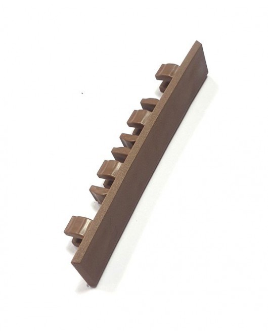 ΤΑΠΑ ΠΛΑΣΤΙΚΗ ΓΙΑ WPC ΠΕΡΙΦΡΑΞΗΣ Φ12 5040 BROWN NewPlan