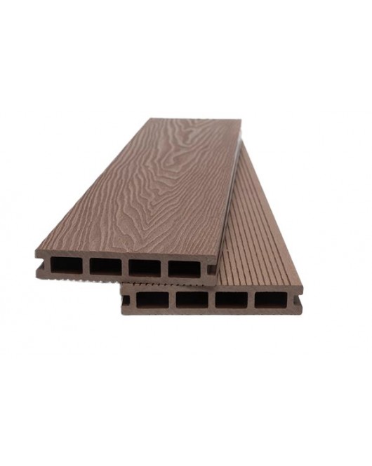 DECK-WPC ΔΑΠΕΔΟΥ ΝΕΑΣ ΓΕΝΙΑΣ 25/146mm L.BROWN 8040 NewPlan