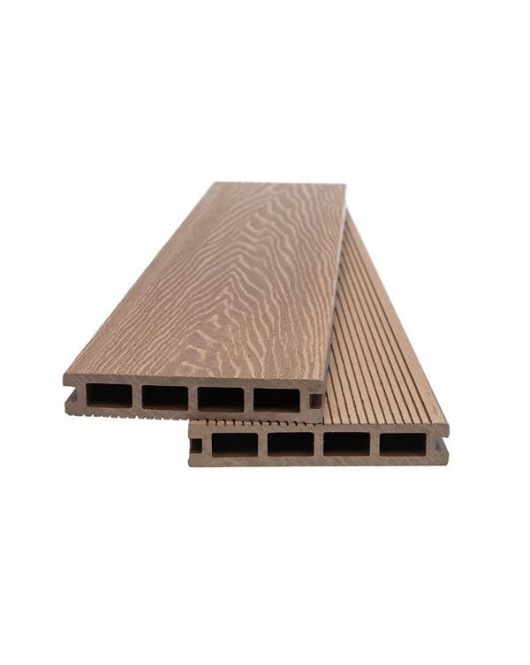DECK-WPC ΔΑΠΕΔΟΥ ΝΕΑΣ ΓΕΝΙΑΣ 25/146mm TEAK 80155 NewPlan