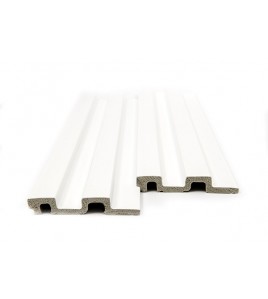 PS PANEL ΜΕ 3D ΠΗΧΑΚΙΑ 01 RESIDENCE 21/122 mm WHITE NewPlan