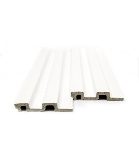 PS PANEL ΜΕ 3D ΠΗΧΑΚΙΑ 01 RESIDENCE 21/122 mm WHITE NewPlan