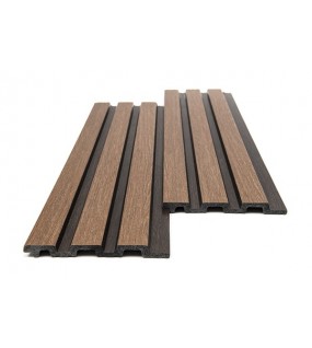 PS PANEL ΜΕ 3D ΠΗΧΑΚΙΑ 11 PIANO 12/122/2900mm GOLDEN OAK/D.BROWN NewPlan