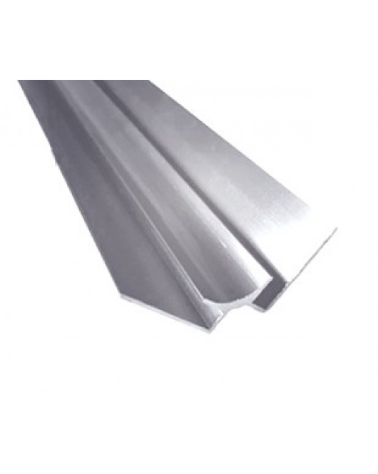 ΠΡΟΦΙΛ ΑΛΟΥΜΙΝΙΟΥ ΕΣΩΤΕΡΙΚΗ ΓΩΝΙΑ Ν03 12mm ΓΙΑ PVC MEGA PANEL NewPlan