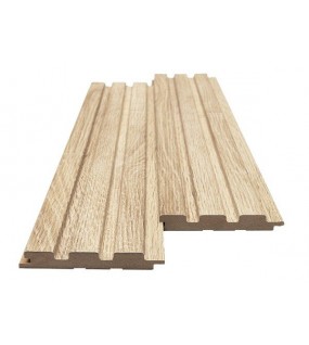 MDF PANEL ΜΕ 3D ΠΗΧΑΚΙΑ 501050 BEAT ST 16/119/2750mm SONOMA OAK NewPlan