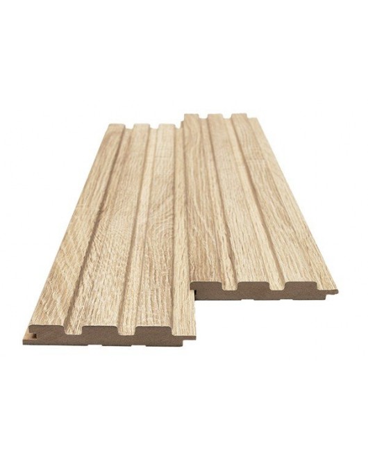 MDF PANEL ΜΕ 3D ΠΗΧΑΚΙΑ 501050 BEAT ST 16/119/2750mm SONOMA OAK NewPlan