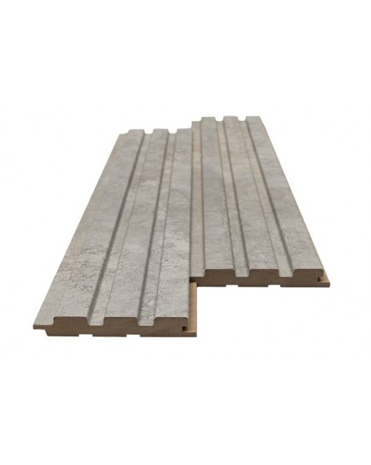 MDF PANEL ΜΕ 3D ΠΗΧΑΚΙΑ 504070 BEAT ST 16/119/2750mm CHICAGO CONCRETE NewPlan