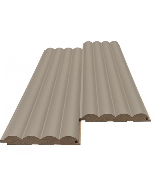 MDF PANEL ΜΕ 3D ΠΗΧΑΚΙΑ 806090 WAVE DL 16/119/2750mm SAND GREY NewPlan
