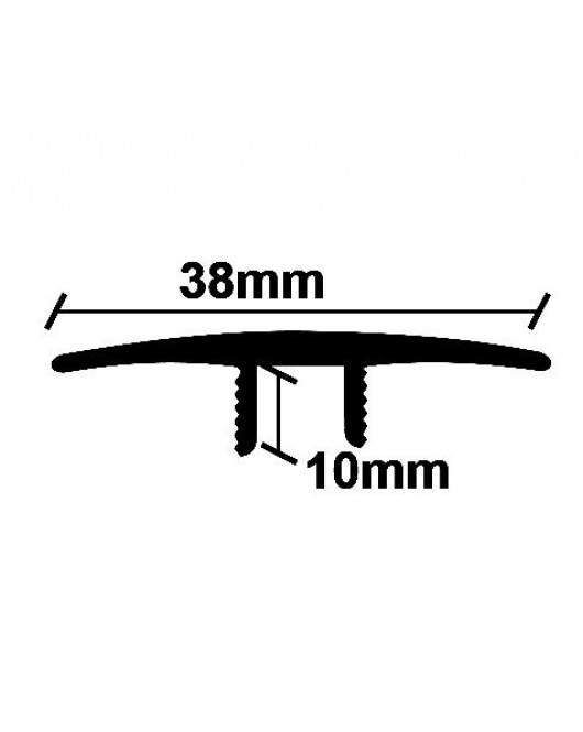 ΠΡΟΦΙΛ LAMINATE ΙΣΟΠΕΔΟ ΑΣΗΜΙ 38Χ2750mm NewPlan