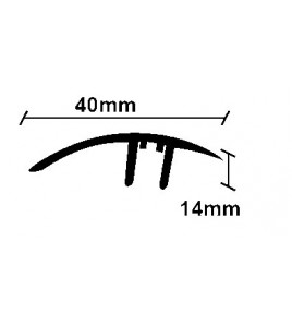 ΠΡΟΦΙΛ ΠΑΡΚΕ ΑΝΙΣΟΠΕΔΟ ΑΣΗΜΙ ΓΙΑ ΜΕΓΑΛΗ ΒΑΣΗ 2750mm NewPlan