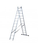 Διπλή Σκάλα Επεκτεινόμενη Αλουμινίου 2 x 10 Σκαλοπάτια GeHOCK