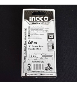 Σετ Βίδες Γάντζοι με Βύσματα