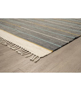 ΧΑΛΙ RIBELLA ΧΕΙΡΟΠΟΙΗΤΟ 100 D.GREY - 133X190 NewPlan